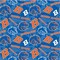Licensed NCAA Boise State University Tone on Tone Cotton Fabric by the Yard